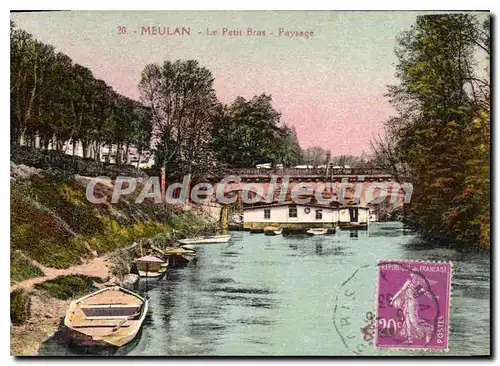 Cartes postales Meulan Le Petit Bras Paysage