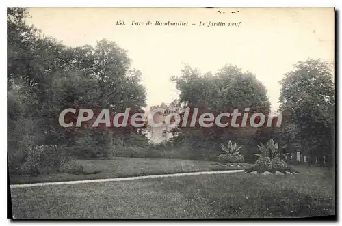 Ansichtskarte AK Rambouillet Le Jardin Neuf Parc