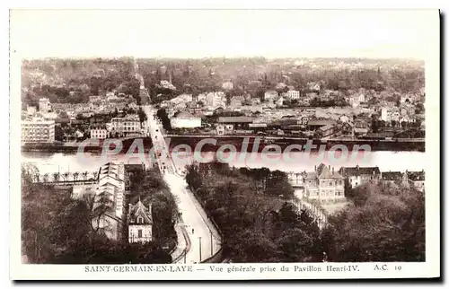 Cartes postales St Germain En Laye Vue Generale Prise Du Pavillon IV