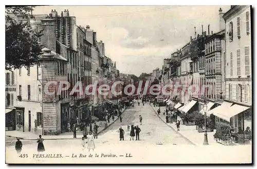 Cartes postales Versailles La Rue De La Paroisse