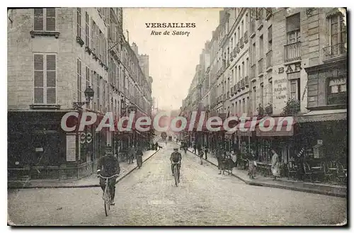 Cartes postales Versailles Rue De Satory cyclistes