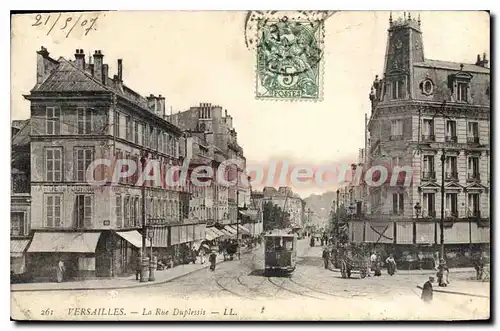 Cartes postales Versailles La Rue Duplessis