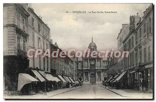 Cartes postales Versailles La Rue Hoche Notre Dame