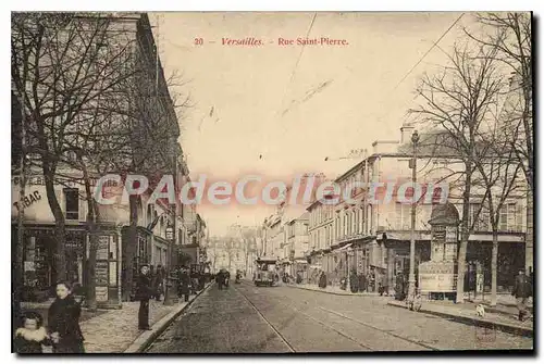 Cartes postales Versailles Rue Saint Pierre