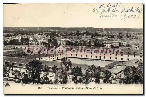 Ansichtskarte AK Versailles Panorama Pris De I'Hotel De Ville