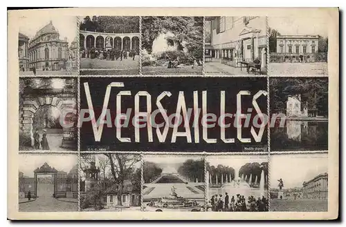 Cartes postales Versailles vues diverses