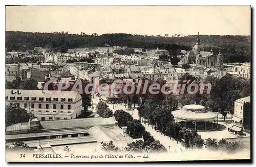 Ansichtskarte AK Versailles Panorama Pris De I'Hotel De Ville