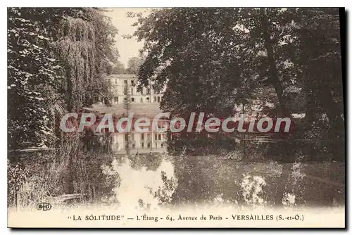 Ansichtskarte AK Versailles La Solitude L'Etang Avenue De Paris