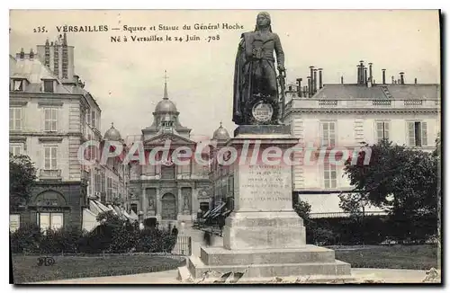 Ansichtskarte AK Versailles Square Et Statue Du General Hoche