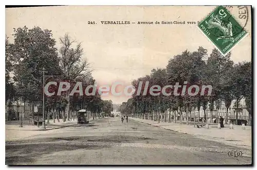 Cartes postales Versailles Avenue De Saint Cloud