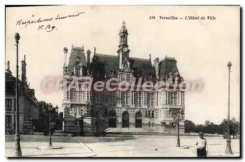 Cartes postales Versailles L'Hotel De Ville