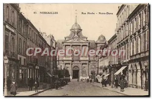 Ansichtskarte AK Versailles Rue Hoche Notre Dame