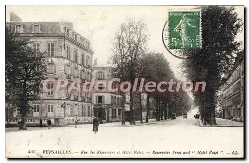 Cartes postales Versailles Rue Des Reservoirs Et Hotel Vatel