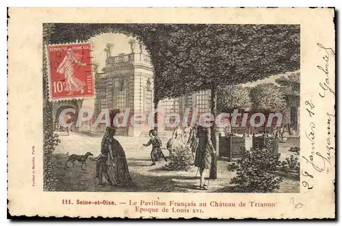 Cartes postales Seine Et Oise Le Pavillon Francais Au Chateau De Trianon