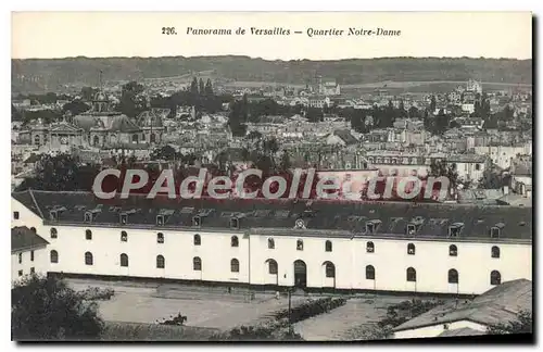 Cartes postales Versailles Panorama Quartier Notre Dame