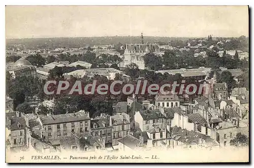 Cartes postales Versailles Panorama Pris De I'Eglise Saint Louis