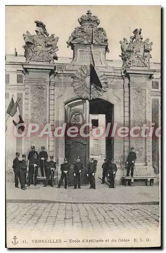 Cartes postales Versailles Ecole D'Artillerie Et Du Genie