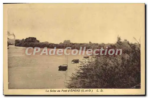 Cartes postales La Seine Au Pont d'Epone