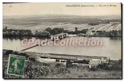 Cartes postales Rolleboise Vue Sur Le Barrage