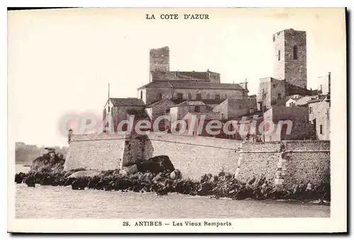 Cartes postales Antibes Les Vieux Remparts