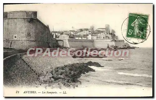 Cartes postales Antibes Les Remparts