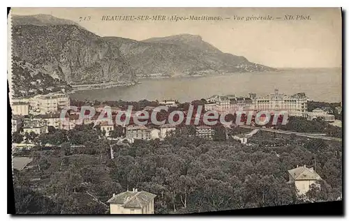 Cartes postales Beaulieu Sur Mer Vue Generale