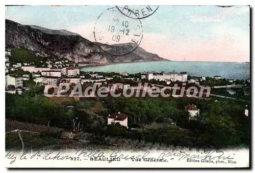 Cartes postales Beaulieu Sur Mer Vue Generale