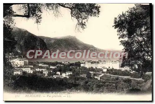 Cartes postales Beaulieu Sur Mer Vue Generale