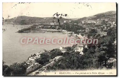 Cartes postales Beaulieu Sur Mer Vue Generale De la Petite Afrique