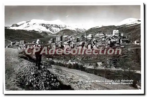 Cartes postales Beuil Vue Generale Et Le Mont Mounier