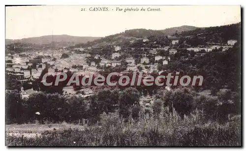 Cartes postales Cannes Vue Generale Du Cannet