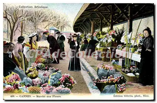 Cartes postales Cannes March� Aux Fleurs