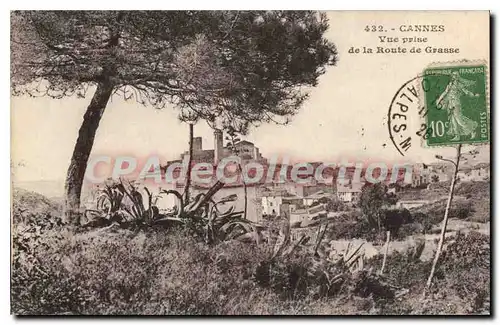 Cartes postales Cannes Vue Prise De la Route De Grasse