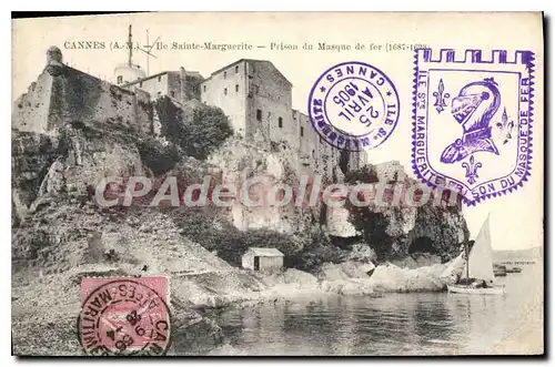 Cartes postales Cannes Ile Sainte Marguerite Prison Du Masque De Fer 1687-1698