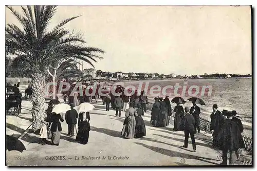 Cartes postales Cannes Le Boulevard De La Croisette