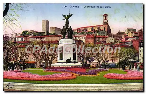 Cartes postales Cannes Le Monument Aux Morts