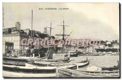 Cartes postales Cannes Le Port