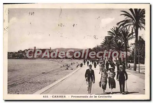 Cartes postales Cannes Promenade De la Croisette