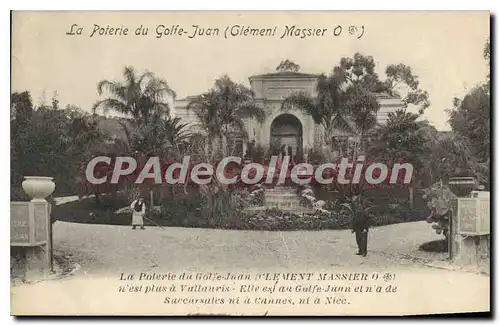 Cartes postales poterie du Golfe-Juan clement Massier