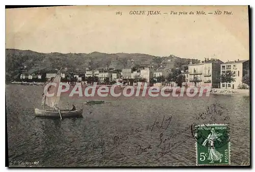 Cartes postales Golfe Juan Vue Prise Du Mole