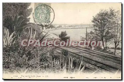 Cartes postales Golfe Juan vue ligne chemin de fer