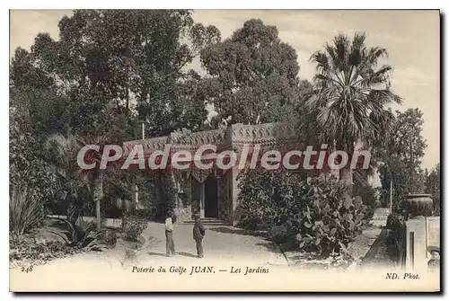 Cartes postales poterie du Golfe Juan Les Jardins