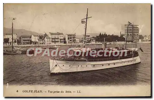 Ansichtskarte AK Golfe Juan Vue Prise Du Mole