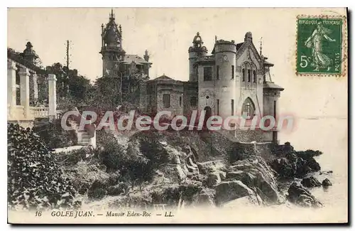 Cartes postales Golfe Juan Manoir Eden Roc