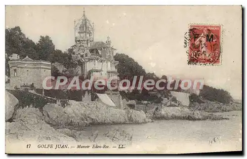 Cartes postales Golfe Juan Manoir Eden Roc