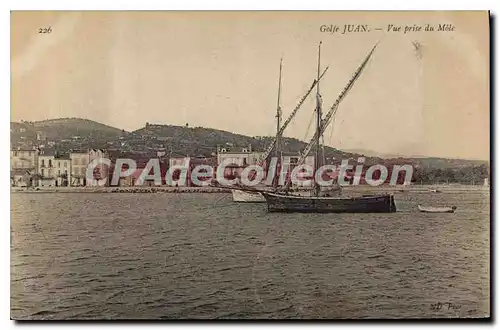 Ansichtskarte AK Golfe Juan Vue Prise Du Mole