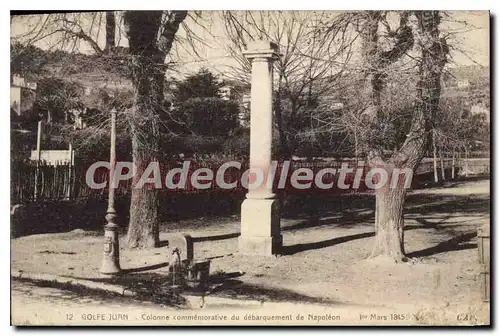 Cartes postales Golfe Juan Colonne Commemorative Du Debarquement De Napoleon 1er 1815