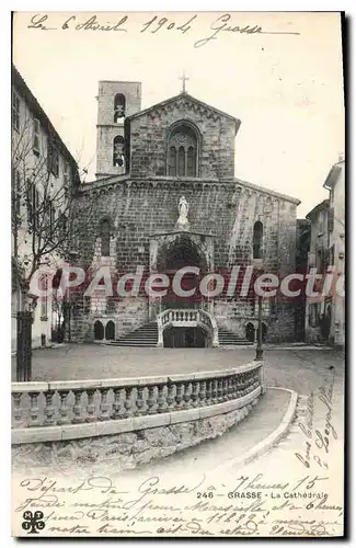 Cartes postales Grasse La Cathedrale