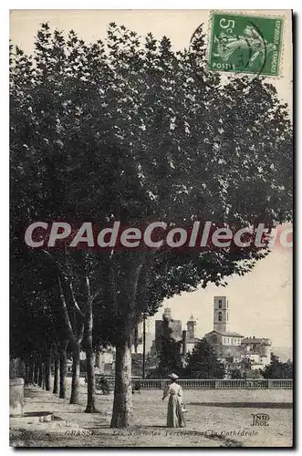 Cartes postales Grasse Les nouvelles terrasses cath�drale