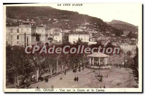 Ansichtskarte AK Grasse Vue Sur Le Cours Et Le Casino